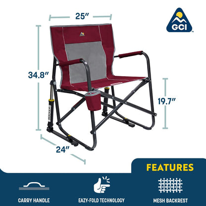 GCI Outdoor Freestyle Rocker - Mecedora Plegable portátil