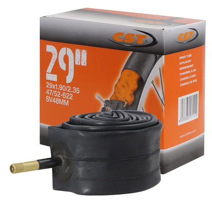 Cámara CST 29x1.90-2.35 ‍ | MTB Montaña | Válvula Presta 48mm | con Sellador | Resistente y Antipinchazos