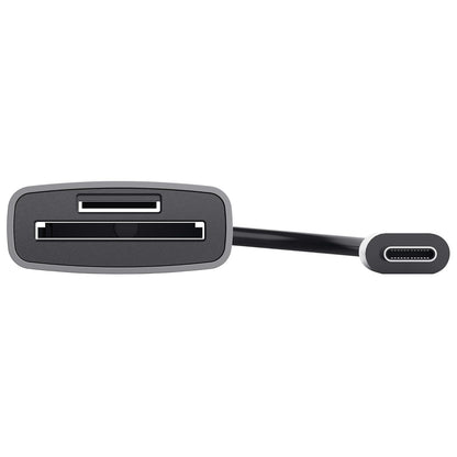Trust Dalyx Lector de Tarjetas USB-C – Rápido USB 3.2 Gen 1, Compatible con SD/MicroSD/SDHC/SDXC hasta 2 TB, Velocidad 104 MB/s, para PC, MacBook, Laptop y Chromebook