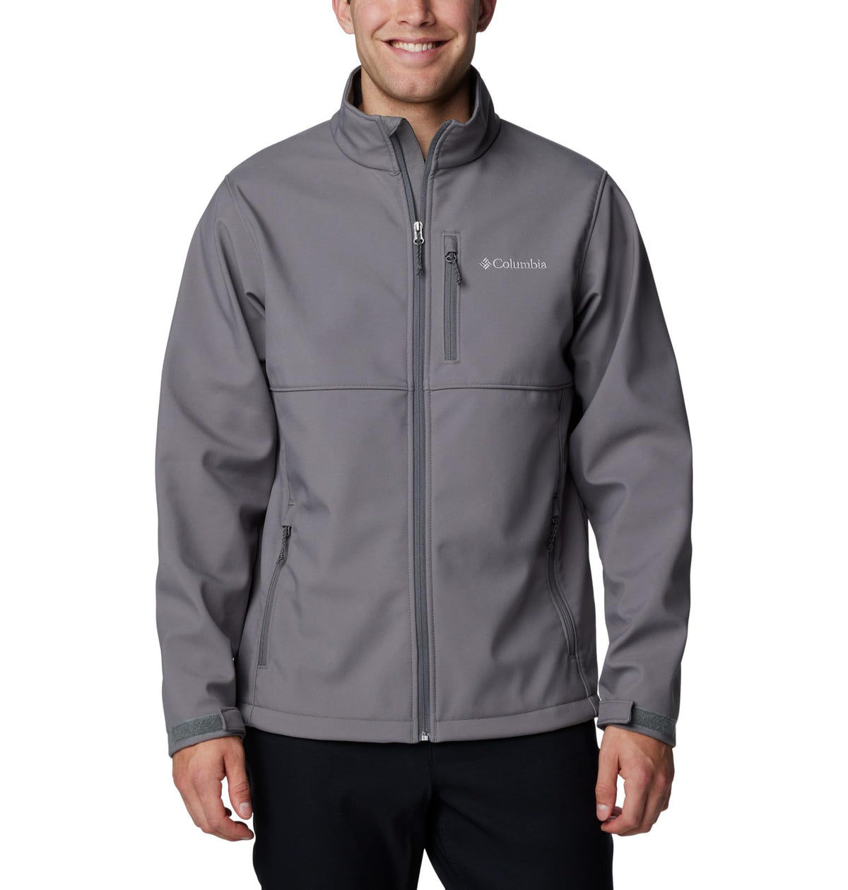 Columbia Ascender Chamarra Softshell para Hombre - XL - Ciudad gris