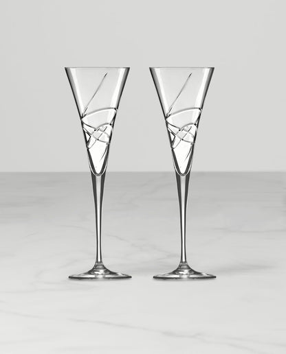 Lenox Adorn Toasting Flute, Clear, Set of 2