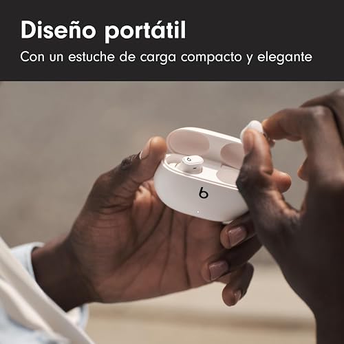 Beats Studio Buds + Cancelación de Ruido Marfil | Inalámbricos, Bluetooth, audio espacial, cancelación activa de ruido, 36 horas de batería