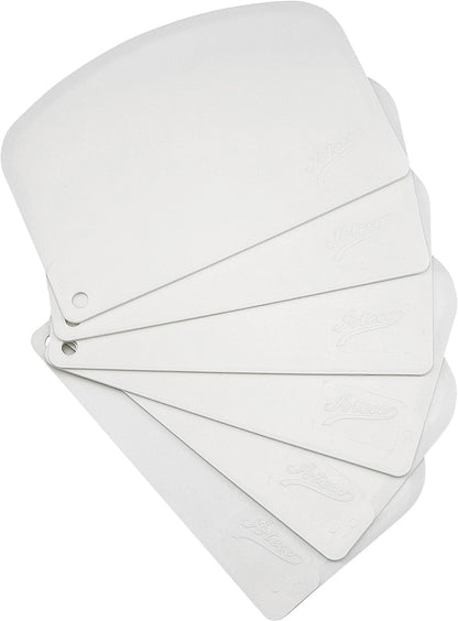 Ateco 13036 - Juego de raspadores para tazones, Not Applicable, Set of 6 Bowl Scrapers, 1