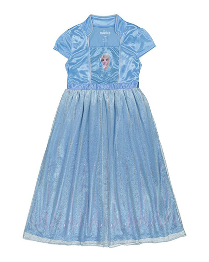 Disney Frozen Camisón de Fantasía para Niñas - Fantasía Elsa 2 - 3 Años
