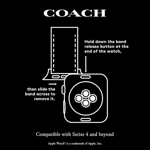 Coach Apple Watch用ストラップ Apple Watch 38mm 40mm 41mm 42mm 44mm 45mmに対応 交換可能なバンド ユニークなスタイルを作り出しましょう