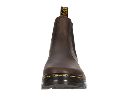 Dr. Martens 2976 Chelsea - Botas unisex, marrón oscuro (Dark Brown Crazy Horse), 7 Women/6 Men