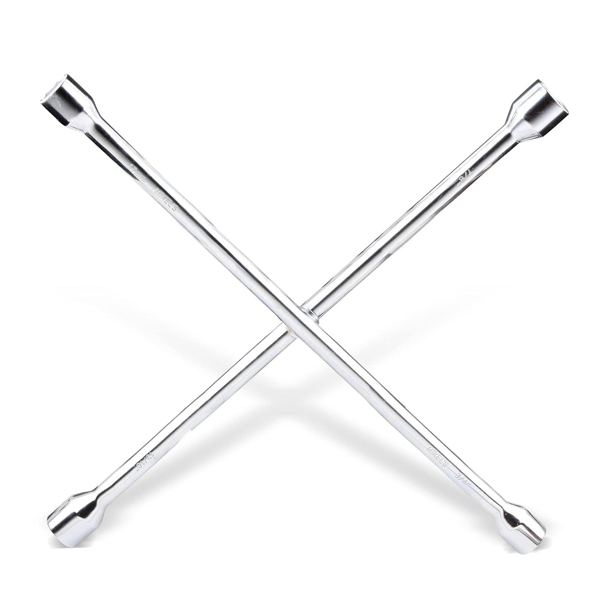 Mikels Llave de Cruz Cromada para Neumáticos, 14 y 18 Pulgadas - 18"