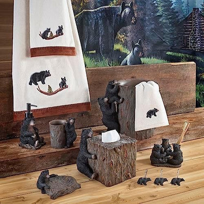 Avanti Linens Negro Bear Lodge Jabonera, Multi