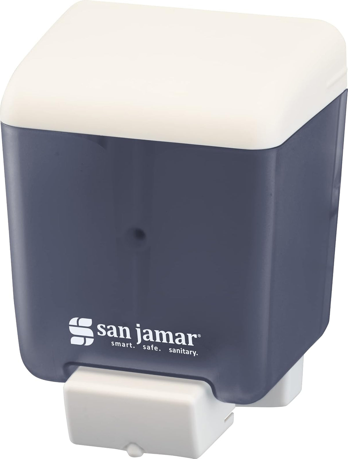 San Jamar Dispensador de jabón Manual de plástico clásico, dispensador desinfectante de Manos con compatibilidad Universal para el hogar, baño, Cocina, restaurantes, 30 onzas, Azul ártico
