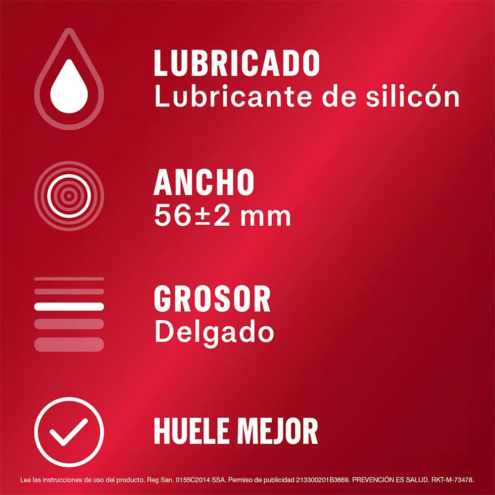 Sico Sensitive, condones delgados de hule látex natural, cartera con 36 piezas