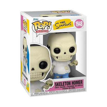 Funko Pop! Animation: The Simpsons - Skeleton Homer Simpson | Collectable Vinyl Figure, Gift Idea, Official Merchandise, Toys for Kids & Adults, Animation Fans, For Collectors and Display
