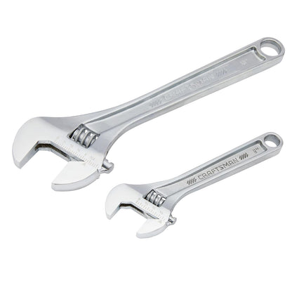Craftsman Juego De Llaves Ajustables De Acero, 2 Piezas (CMMT12006)