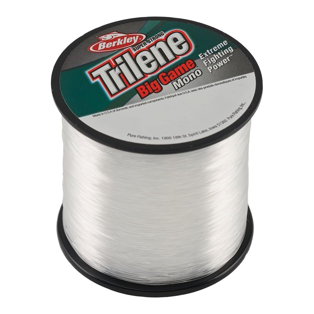Berkley Trilene Big Game Línea de Pesca - 595 Yd, pound test 25 - Clear