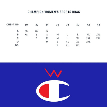 Champion Brasier Deportivo con Aros y Control de Movimiento Sujetador Deportivo para Mujer