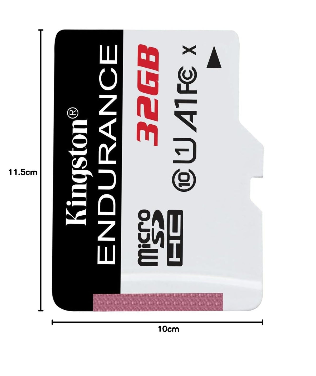 Kingston MicroSDHC Endurance 32GB (Sin Adaptador a SD) Clase 10, UHS-I, U1, A1 Lectura: 95MB/s y Escritura: 30MB/s (SDCE/32GB)