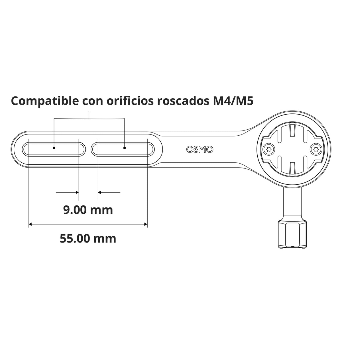 DJI Kit de Soporte Multifuncional para Bicicleta Osmo (para manillares Integrados), Compatibilidad: Osmo 360