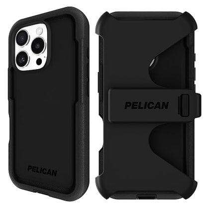 Pelican - Funda Resistente para iPhone 16 Pro [Compatible con MagSafe] con Protección contra Caídas de Grado Militar de 16 Pies, Negro