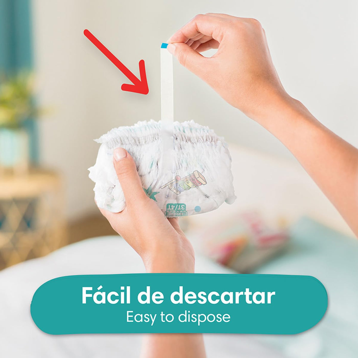 PAMPERS Easy Ups Pañales Entrenamiento Talla 4T-5T, 86 Uds, Bebé 13-18 Kg