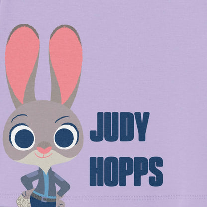 Zootopia Judy Hopps Playera Casual para Niñas Fit Regular 10