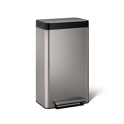 Kohler 20941-ST 8-Gallon Loft Stainless Step Trash Can, Stainless Steel - 8 galones - alto - Acero inoxidable