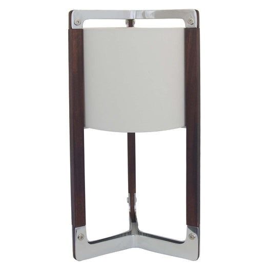 Luzerna CM-0335 Lámpara De Mesa Mercedes, Color Poplar Nogal, 1 Unidad