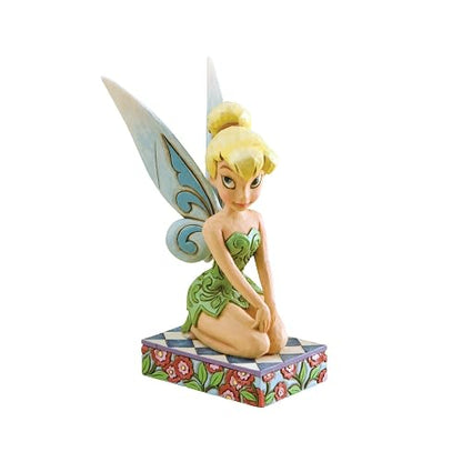 Disney Traditions by Jim Shore Peter Pan Tinker Bell Personality Pose Stone Figura de Resina, 4 Pulgadas