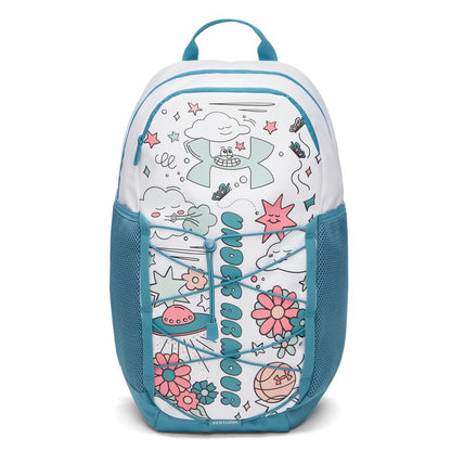 Under Armour Hustle Sport 60 Mochila Resistente al Agua con Funda para Laptop 16" - M - (101) Blanco - Azul Sin Límites - Azul Esmalte