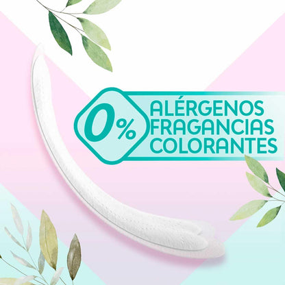 Regio Luxury Almond Touch - Papel Higiénico, Hojas Dobles, 18 Rollos + Saba Diarios Sensiti-v, Protectores Diarios Largos, 40 Piezas, Color, 40 Count, Pack of/Paquete de 1