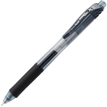 Pentel EnerGel-X Bolígrafo retráctil de tinta líquida en Gel, 0.5 mm, punta de aguja, tinta surtida, paquete de 8