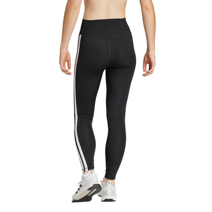 adidas Optime Essentials - Leggings de Entrenamiento de Longitud Completa de 3 Rayas para Mujer