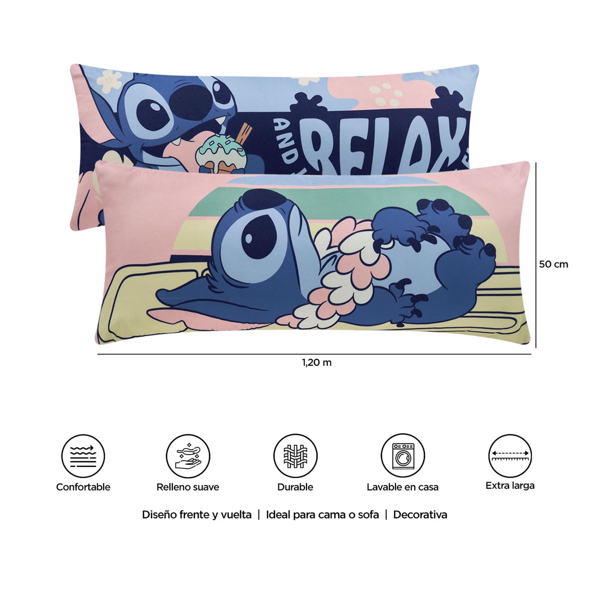 Almohada Súper Jumbo Stitch Relax