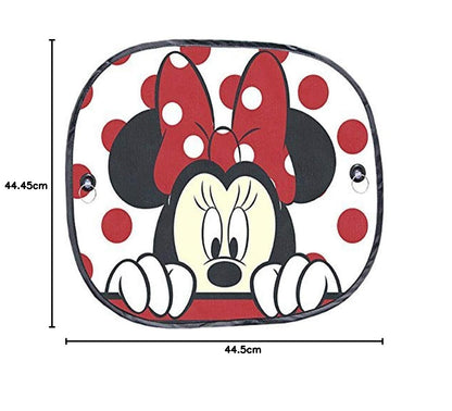Plasticolor Disney Mickey & Minnie Peek-A-Boo Parasol para Ventana Lateral, Rojo, 003815R01, Paquete de 2