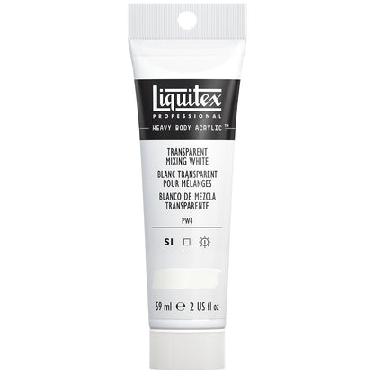 Liquitex Heavy Body pintura acrílica Brilliant Purple 59 ml - Blanco (Transparent Mixing White 430)