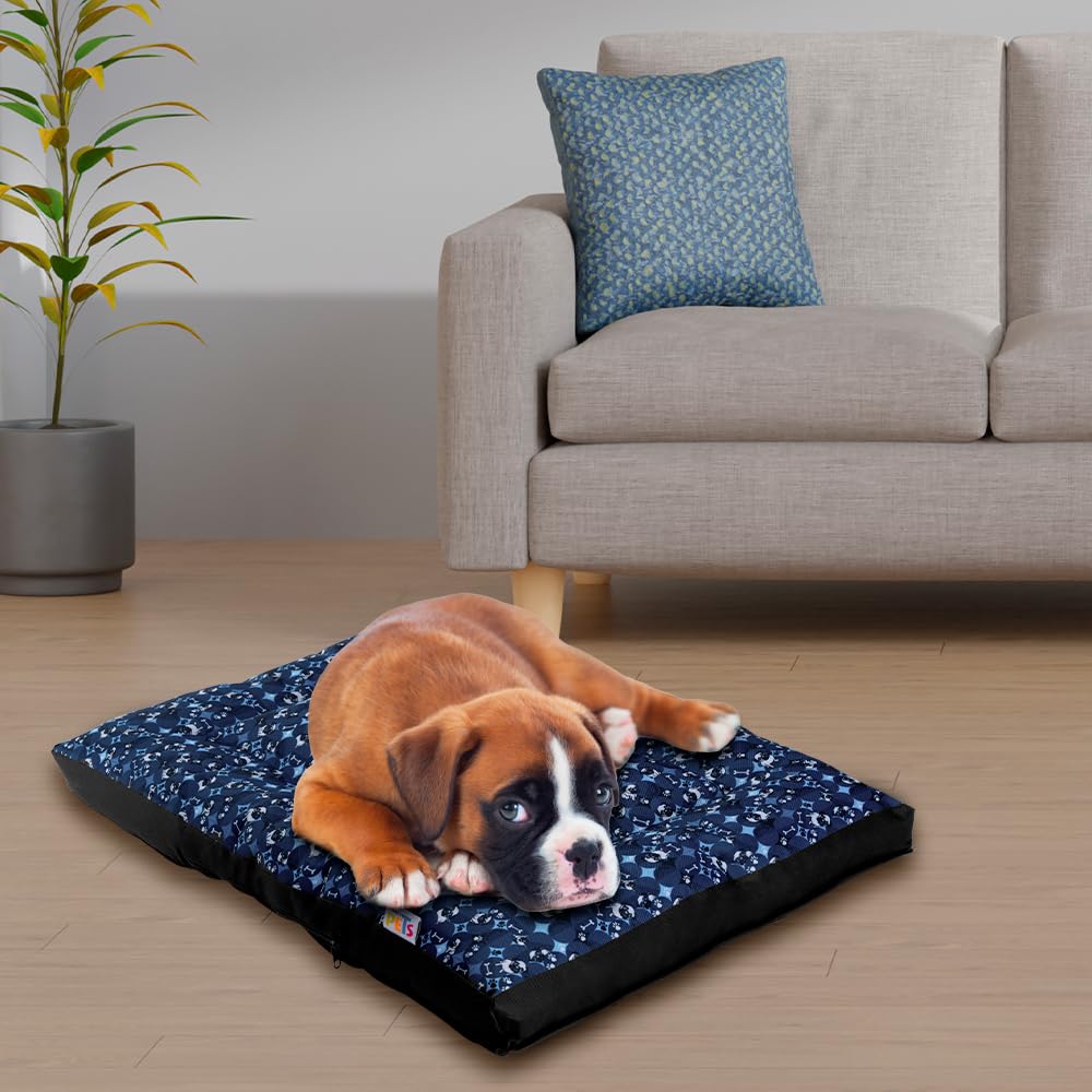 Fancy Pets Buggie Colchoneta Ortopédica para Perro Mediano Color Azul