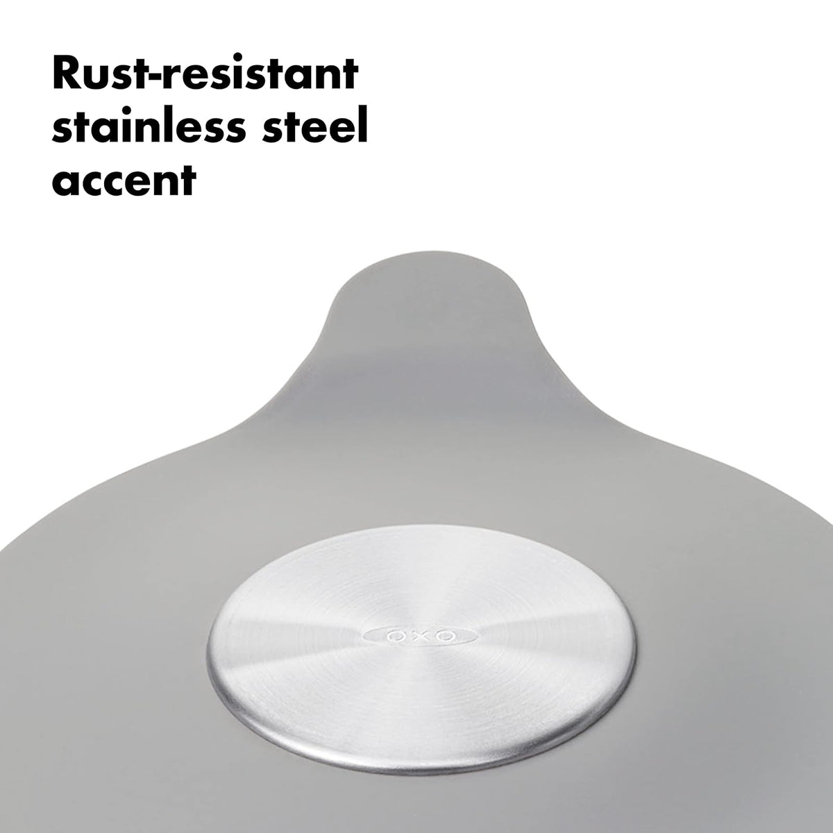 OXO Good Grips Retenedor de agua para fregadero, gris | Sellos de succión resistentes, se adapta a desagües estándar, resistente al óxido