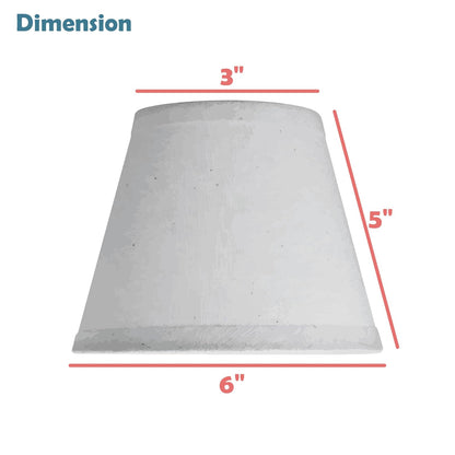 Aspen 32103-9 Creative - Lámpara de techo con forma de Imperio, EMPIRE - FORMATO ACOPLABLE - PAQUETE DE 6, 3" x 6" x 5", White & Light Blue Trim