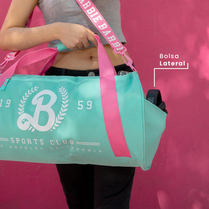 Mochila Para Gym Deportiva Barbie Turquesa