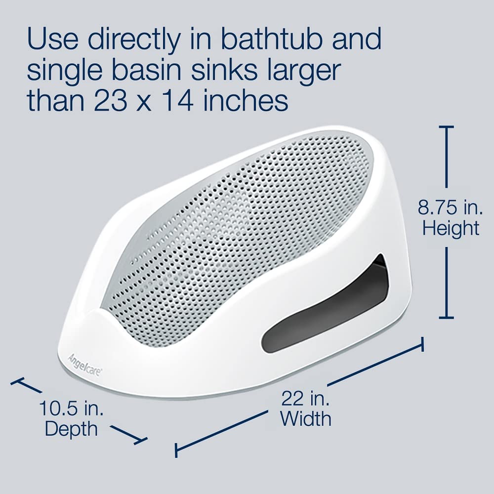 Angelcare Soporte para baño de bebé (Aqua) | Ideal para bebés menores de 6 meses