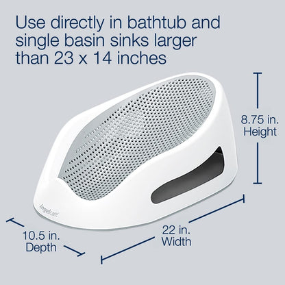 Angelcare Soporte para baño de bebé (Aqua) | Ideal para bebés menores de 6 meses