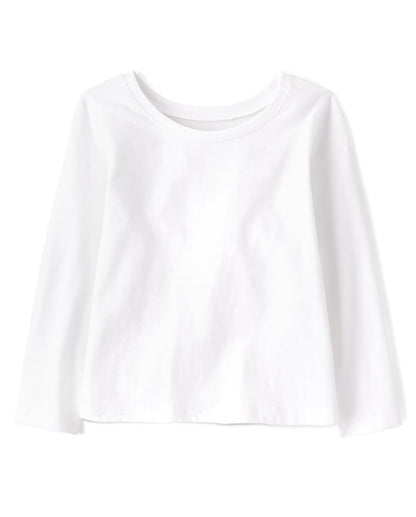 The Children's Place Camiseta básica de Manga Larga. Camiseta para bebés niñas
