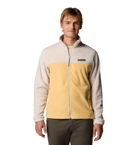 Columbia Steens Mountain Full Cierre de Cremallera 2.0 para Hombre, Negro, Rojo (Black, Mountain Red)