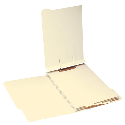 Smead Divisor apilable con sujetador, pestaña inferior de corte de 1/5, tamaño legal, manila, 50 por caja (35650)