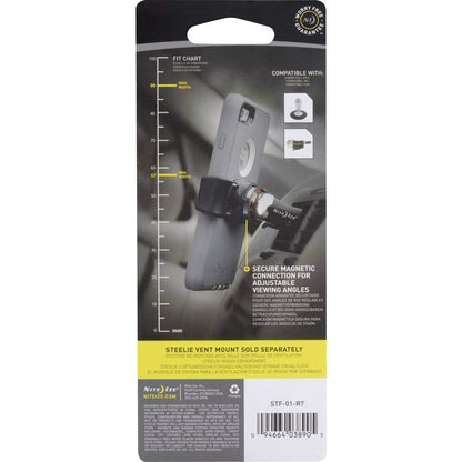 Nite Ize STF-01-R7 Soporte Original Steelie FreeMount - Soporte Adicional para Sistemas de Montaje de teléfono magnético Steelie, Color Negro