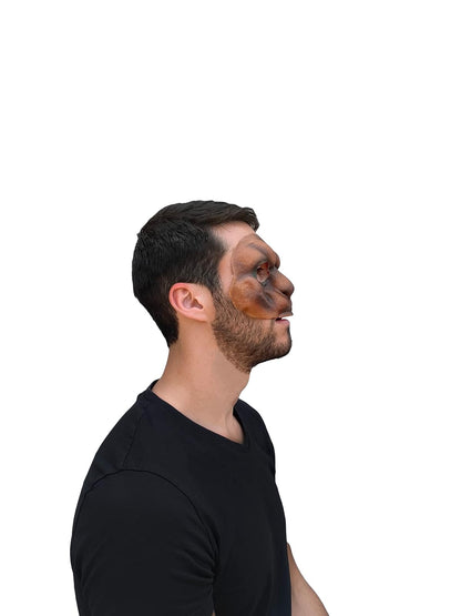 Ghoulish Productions Brown Monster, Aplicación de Látex de Monstruo Marrón, Maquillaje Falso de Monstruos para Disfraz de Halloween y Fiestas de Disfraces
