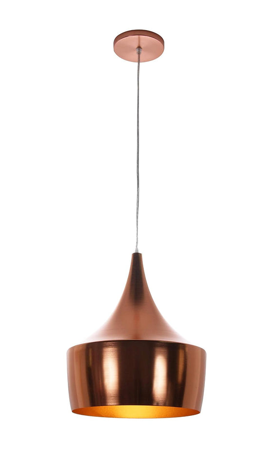 MAXXI MX-CL8007 Candil Decorativo Techo, Aluminio Anodizado Cobre