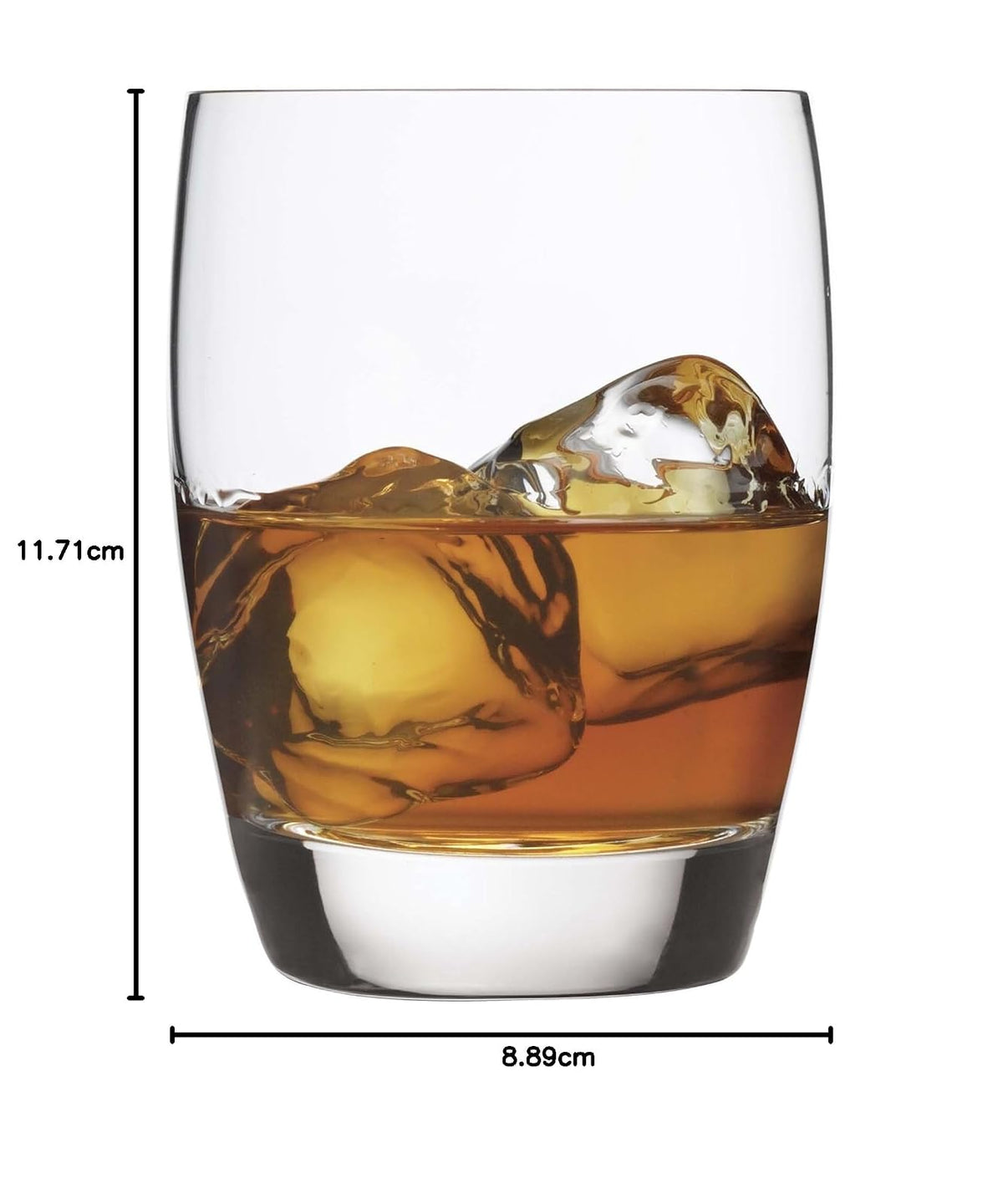 Luigi Bormioli Michelangelo Masterpiece 15-3/4-ounce Double Old Fashion, Set of 4