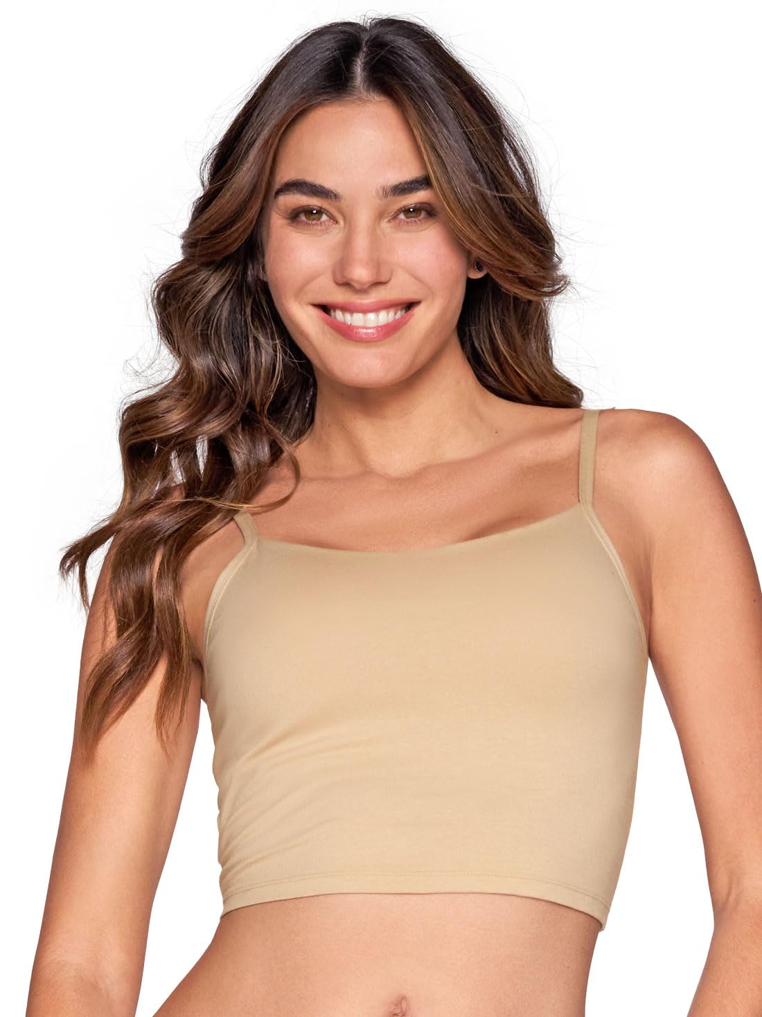 Ilusión Medio Fondo Enagua Corta Mujer - CH - Beige