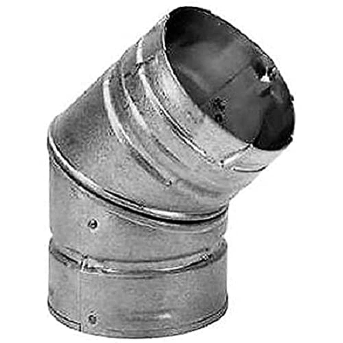 SELKIRK CORP 243216 Codo rígido de pellet, 45 grados, 7.6 cm