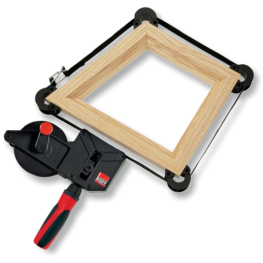 BESSEY VAS-23+2K-CB, abrazadera de correa de ángulo variable de 25 pies con 4 clips