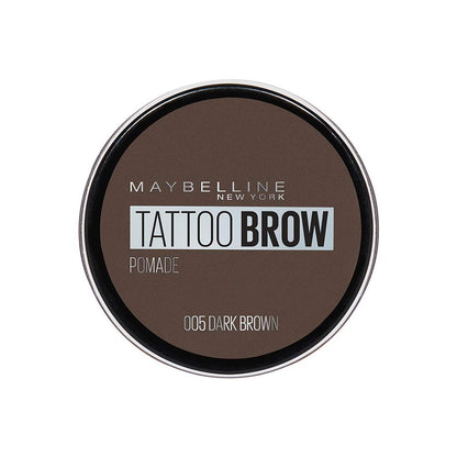 Maybelline Pomada para Cejas Brow Tattoo, Dark Brown, 3.7 g